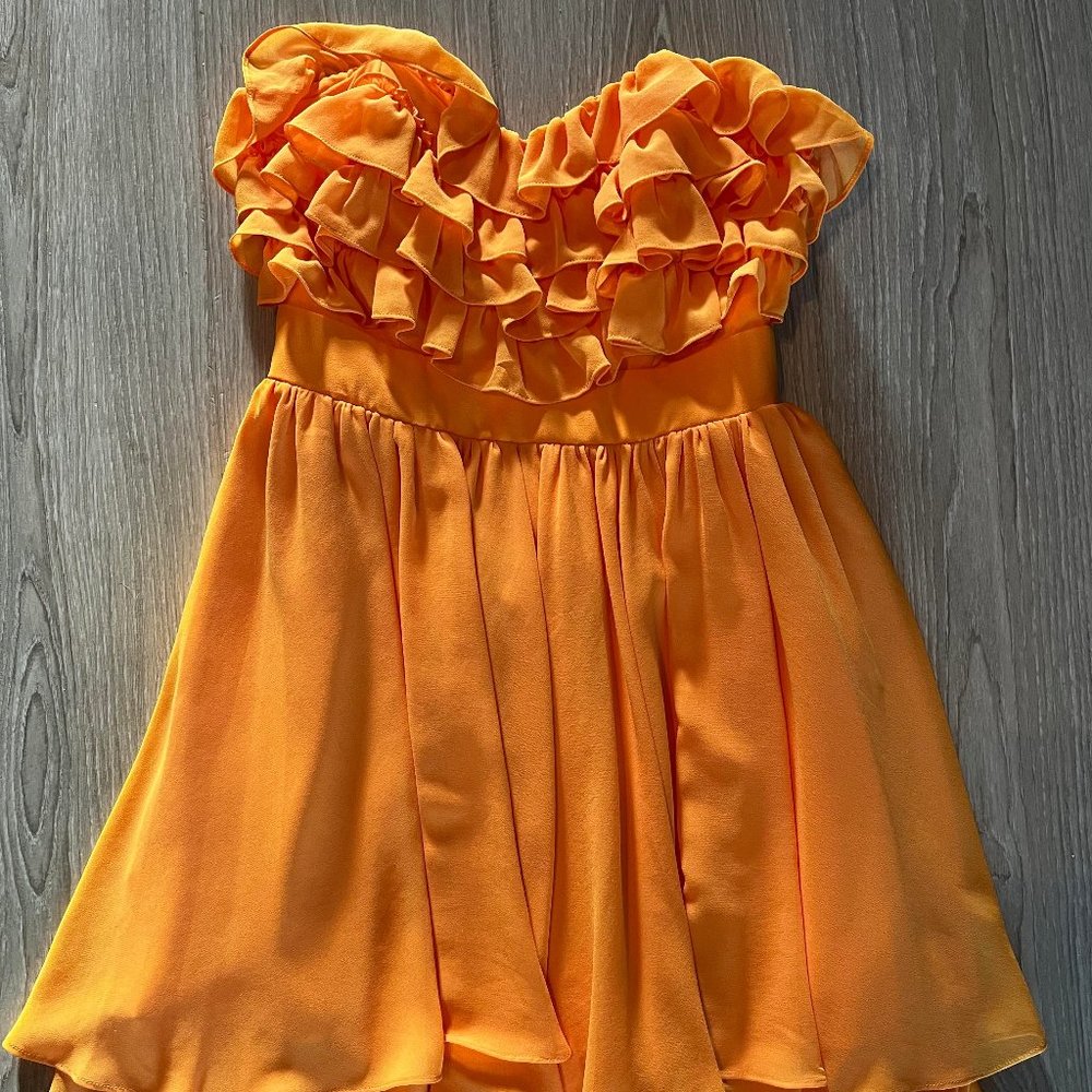 Orange Prom Dress